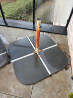 Parasolvoet met marmer tegels, Tuin en Terras, Ophalen, Gebruikt, 1 tot 2 meter, Parasolvoet