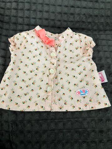 Fleurig kleedje baby born zapf creation voor pop 43 cm  beschikbaar voor biedingen
