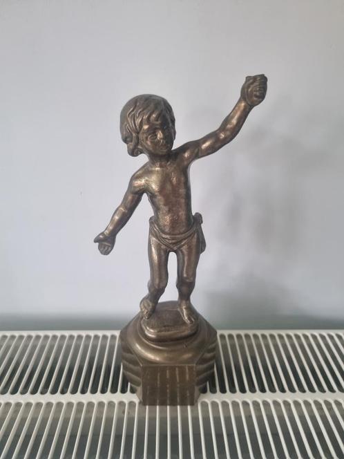 Koperen cherubijn, Antiek en Kunst, Curiosa en Brocante, Ophalen of Verzenden