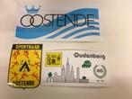 Stickers Oostende en Oudenburg, Collections, Autocollants, Autres types, Enlèvement ou Envoi, Neuf