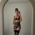 Lingerie setje met transparante delen maat 38, Kleding | Dames, Ondergoed en Lingerie, ANDERE, Ophalen of Verzenden, Zwart, Setje