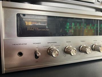 Liquidation :SANYO AMPLI-TUNER + 2 HP MAGNASONIC (Sanyo), TV, Hi-fi & Vidéo, Enlèvement, Utilisé, Tuner ou Radio