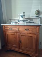 Meuble en bois marbré avec ensemble France Jeanne por Badonv, Antiquités & Art, Enlèvement