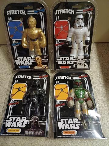 star wars stretch figuren 4 verschillende eigen collectie beschikbaar voor biedingen
