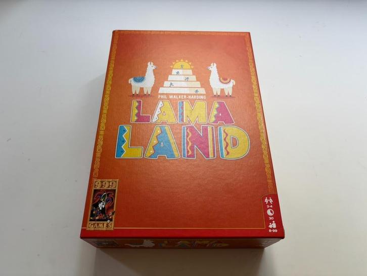 Lama Land bordspel, Hobby en Vrije tijd, Gezelschapsspellen | Bordspellen, Zo goed als nieuw, Een of twee spelers, Drie of vier spelers