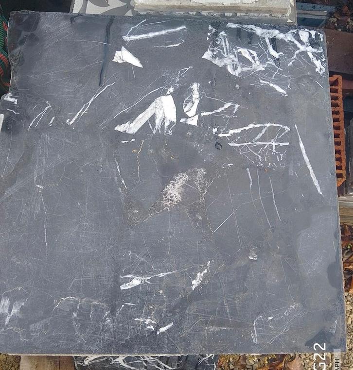 Carreaux de marbre noir et blanc, Bricolage & Construction, Dalles & Carrelages, Enlèvement