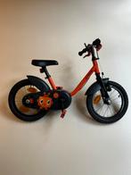 Kinderfiets 14 inch Btwin met zijwieltjes, Ophalen, Zijwieltjes, Gebruikt, B-Twin