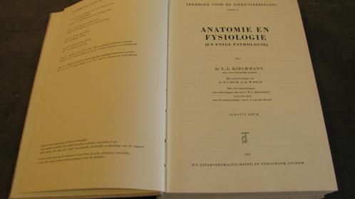 anatomie en fysiologie van Kirchmann, Livres, Livres d'étude & Cours, Utilisé, Enseignement supérieur professionnel, Enlèvement