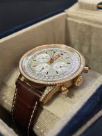 Breitling NAVITIMER 41 Or rose/Diamants NEUVE 2025, Bijoux, Sacs & Beauté, Montres | Hommes, Breitling, Cuir, Or, Enlèvement