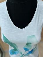witte blouse met mooie aquarel print, maat 40, Caroll, Kleding | Dames, Nieuw, Maat 38/40 (M), Ophalen of Verzenden, Wit