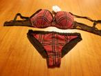 (70) - ensemble soutien femme t.90b noir rouge - esmara -, Kleding | Dames, Ondergoed en Lingerie, Esmara, Ophalen of Verzenden