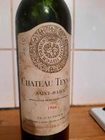 Bouteille vin Saint Julien 1966 VIDE!, Collections, Vins, Enlèvement, Utilisé