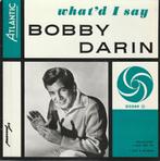 Bobby Darin - What'd I say + 3 andere - %, Verzenden, 7 inch, Zo goed als nieuw, Pop