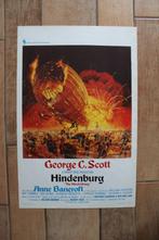 filmaffiche The Hindenburg 1975 Anne Bancroft filmposter, Verzamelen, Ophalen of Verzenden, A1 t/m A3, Zo goed als nieuw, Rechthoekig Staand