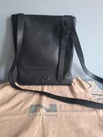 Hanteren zwart Nathan met lange riem, Zwart, Zo goed als nieuw, Leer, Ophalen