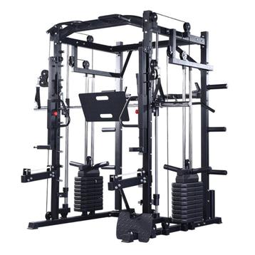 Power Rack + Smith Machine + Leg Press + 160KG Gewichtsstape