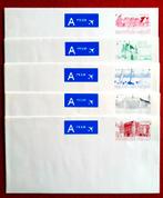 Enveloppes (×5) - Touristique - validité permanente, Timbres & Monnaies, Lettres & Enveloppes | Belgique, Envoi