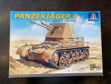 Panzerjager I - Begonnen set - Italeri 1/35 beschikbaar voor biedingen
