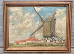 Huile sur toile moulin signe Philippe swyncop, Antiek en Kunst, Ophalen of Verzenden