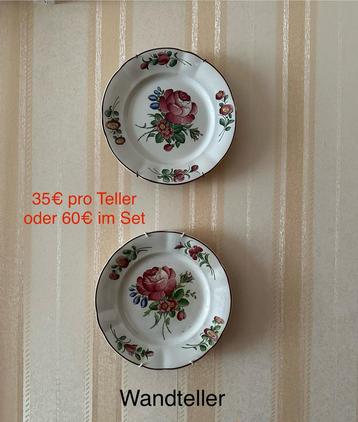 Assiettes murales en porcelaine Villeroy & Boch, Enlèvement ou Envoi