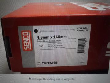 Senco Stripspijkers 4.6mm x 160mm (TD70APBS) beschikbaar voor biedingen
