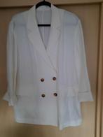 Massimo Dutti witte zomerblazer, Massimo Dutti, Wit, Maat 42/44 (L), Ophalen of Verzenden