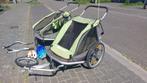 2 fietskarrren Croozer voor 2 kids+bevestiging voor 3 fietse, Ophalen, Gebruikt, Opvouwbaar, Croozer