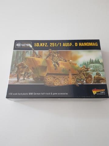 warlord bolt action German SD.KFZ 251/1 hanomag ausf D  beschikbaar voor biedingen