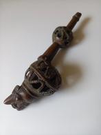 Antieke Pipw Bronzen hert, Antiek en Kunst, Ophalen