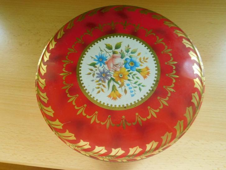 Boîte à biscuits Parein vintage, Collections, Boîte en métal, Comme neuf, Biscuits, Enlèvement ou Envoi