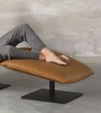 voetensteun - Indera leren voetenbank - 'The Bag', Huis en Inrichting, Ophalen, 50 tot 75 cm, Metaal, 75 tot 100 cm