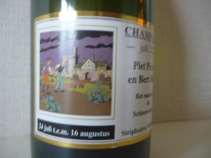 Piet Pienter en Bert Bibber Fles Champagne Hennequin Benoit, Verzamelen, Stripfiguren, Nieuw, Ophalen of Verzenden