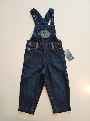 NIEUW Jeans salopette / tuinbroek 'aapje' maat 86 Lupilu beschikbaar voor biedingen
