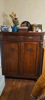 antieke ladenkast, Ophalen, Gebruikt, 100 tot 150 cm, Eikenhout