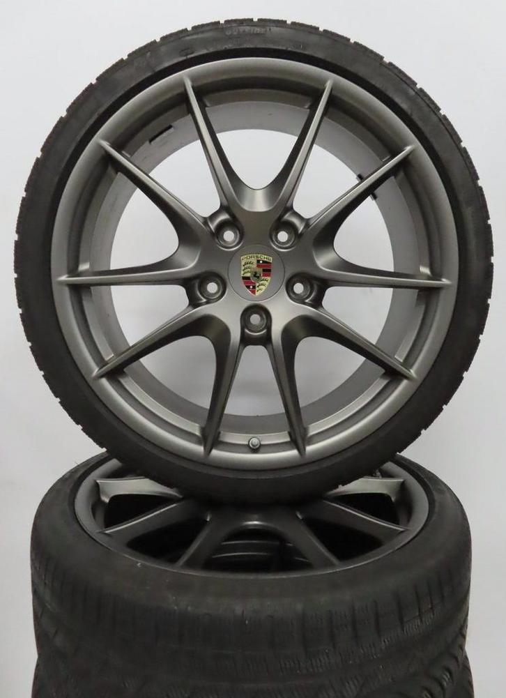 Originele Porsche Boxster Cayman 20 inch velgen winterbanden, Auto-onderdelen, Banden en Velgen, Banden en Velgen, Winterbanden