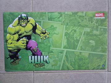 Marvel Champions Hulk Game Mat Tapis de Jeu Gamemat FFG the disponible aux enchères