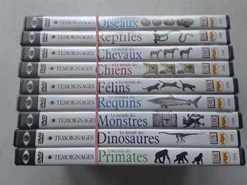 Lot de 9 DVD Temoignages