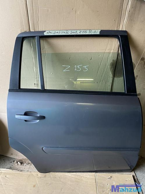OPEL ZAFIRA B GRIJS Z155 Rechts rechter achter deur portier, Auto-onderdelen, Carrosserie, Deur, Opel, Achter, Rechts, Gebruikt