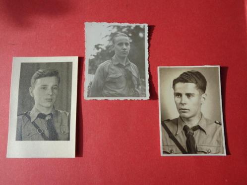 WO 2 foto's mannelijke jeugd, HJ aan 7,50 €/ stuk, Verzamelen, Militaria | Tweede Wereldoorlog, Overige soorten, Foto of Poster