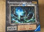 Ravensburger Escape puzzel "De Roedel Wolven", Comme neuf, 500 à 1500 pièces, Puzzle, Enlèvement ou Envoi
