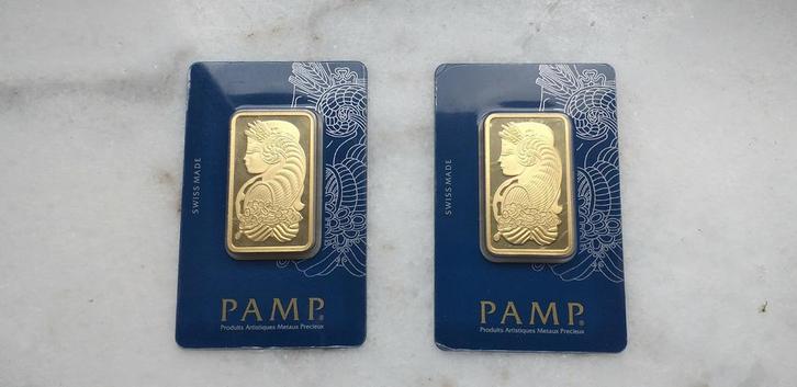 Ingots met verschillende gewichten, 100 g, 31 g, puur goud,, Postzegels en Munten, Edelmetalen en Baren, Goud, Ophalen