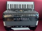 Scandalli Polifonico X . 96 Bas . 5 korig .Z.g.a.n., Muziek en Instrumenten, Accordeons, Scandalli, Zo goed als nieuw, 96-bas