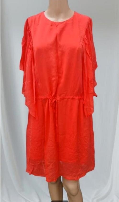 ✨️SILVIAN HEACH Prachtige in Topstaat Jurk - Maat M✨️, Kleding | Dames, Jurken, Zo goed als nieuw, Maat 38/40 (M), Oranje, Onder de knie