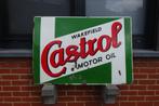 Castrol wakefield motorolie 1953 of 1957 emaille plaat, Ophalen, Gebruikt, Reclamebord