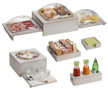 B&B buffet presentatie / ontbijtbuffet compact