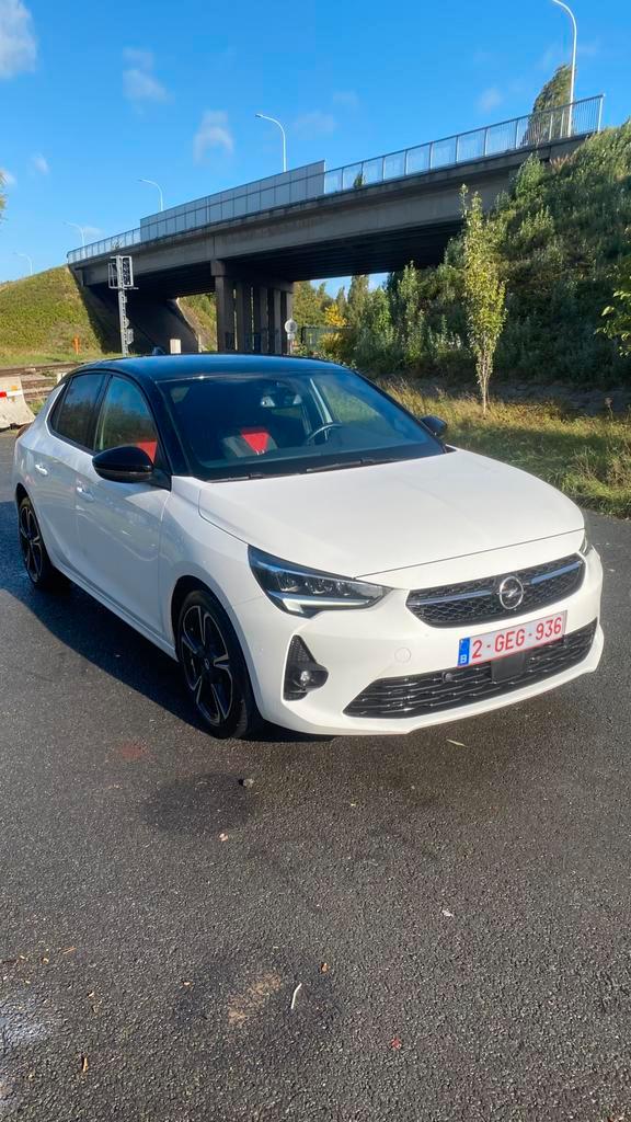 Opel Corsa F GS-Line 1.2 Turbo, Auto's, Opel, Bedrijf, Corsa, Zwart, Ophalen