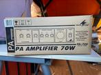 PA-700 Amplifier 70W (Monacor), Audio, Tv en Foto, Versterkers en Ontvangers, Overige systemen, Zo goed als nieuw, 60 tot 120 watt
