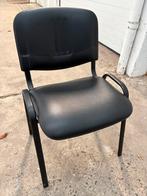 Set Kantoorstoelen met Armleuningen – Zwart – Goede Staat, Enlèvement, Comme neuf, Noir