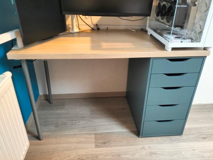 IKEA bureau LAGKAPTEN / ALEX 120x60 cm, Maison & Meubles, Bureaux, Utilisé, Bureau, Enlèvement