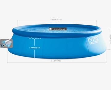 Intex zwembad - nieuw - 4,57 dia x 1,22 hoogte - KOOPJE beschikbaar voor biedingen